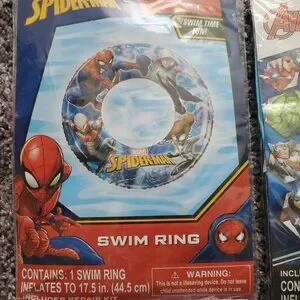 Games | Marvel Spiderman Avenger Swim Ring Float Kids Boy Water Pool ...